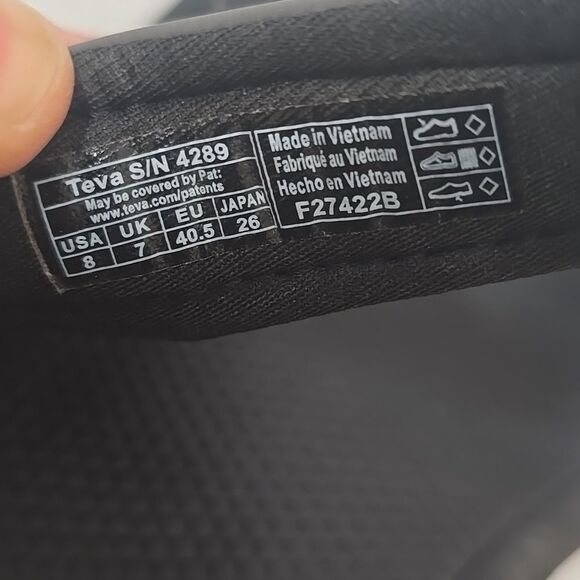 Teva Terra Nylon Strap Waterproof Sandals Men's 8 - Picture 6 of 7